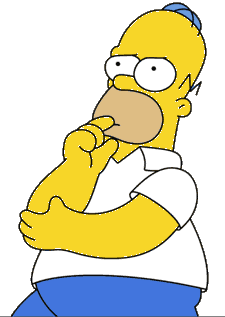 Homer pensando
